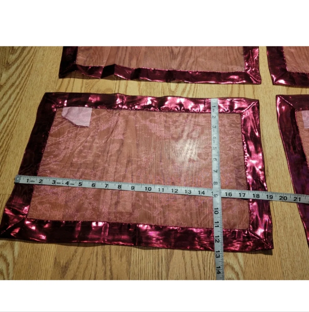 Ikea Placemats Lot Of 4 Sheer Fiesta